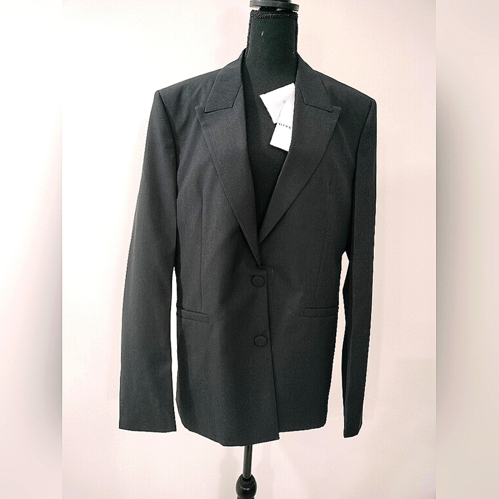 Givenchy men's two button jacket size 52 black